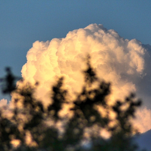 big billowy cloud in the sky